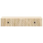 vidaXL Table d'appoint murale Chêne Sonoma 87 5 x 34 5 x 17 cm