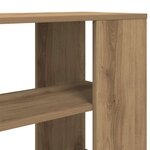 vidaXL Armoire latérale chêne artisanal 60x30x50 cm bois d'ingénierie