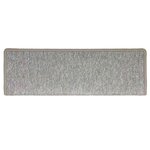 vidaXL Tapis d'escalier 30 pièces 65 x 21 x 4 cm Gris clair Bord rectangulaire