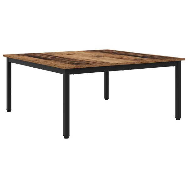 vidaXL Table basse Bois ancien 100 x 100 x 45 cm Bois d'ingénierie