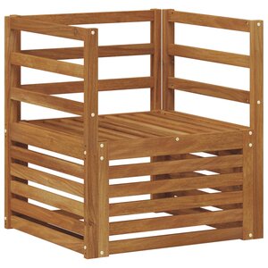 vidaXL Canapé d’extérieur Bois d'Acacia Massif Naturel
