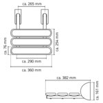 RIDDER Siège de douche rabattable Pro gris