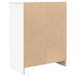 vidaXL Buffet blanc 57x34x76 cm bois d'ingénierie