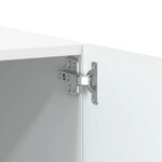 vidaXL Meuble TV Blanc 100x35x40 cm Aggloméré