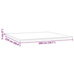 vidaXL Sur-matelas 200x220x5 cm