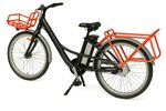 Vélo électrique du facteur, reconditionné - Taille normale - Noir/ Rouge