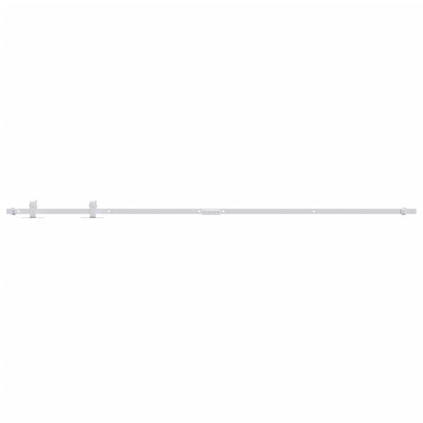 vidaXL Kit mini de porte d'armoire coulissante Acier au carbone 200 cm