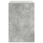 vidaXL Bureau Gris béton 90 x 50 x 76 cm Bois d'ingénierie