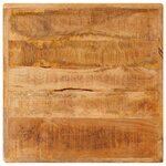 vidaXL Table bistrot Marron 50 x 50 x 76 cm Bois de mangue massif
