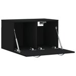 vidaXL Armoire murale Noir 60x36 5x35 cm Bois d'ingénierie