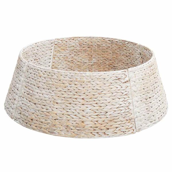 vidaXL Collier de sapin de Noël Blanc 75 x 75 x 25 cm Jacinthe d'eau