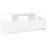 vidaXL Meuble TV Blanc 102 x 35 x 45 cm Bois d'ingénierie