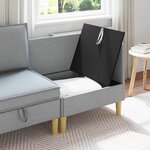 vidaXL Sofa avec rangement Tissu