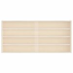 vidaXL Vitrine de collection en bois avec portes 80x8 5x37 cm