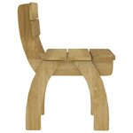 vidaXL Ensemble à manger de jardin 5 Pièces Bois de pin imprégné