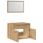 vidaXL Ensemble de meubles salle de bain 2 Pièces bois d'ingénierie
