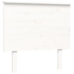 vidaXL Cadre de lit sans matelas blanc 100x200 cm bois massif