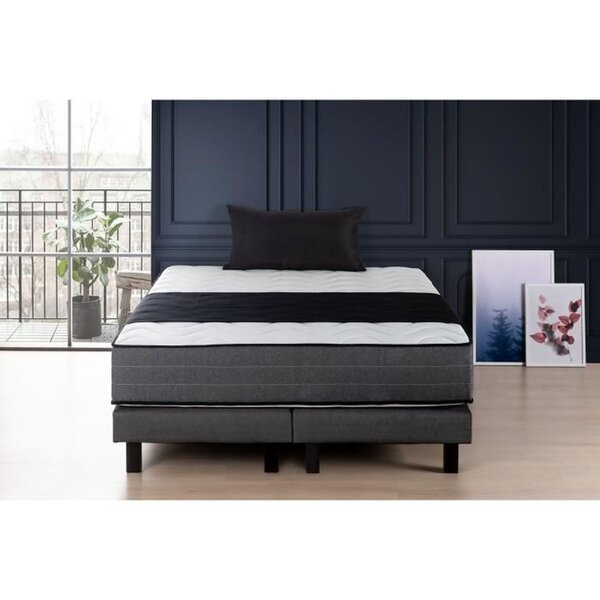 Ensemble sommier + matelass 180 x 200 - Mousse mémoire - 28 cm