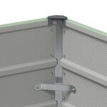 vidaXL Jardinière Vert pastel 480 x 50 x 45 cm Acier galvanisé