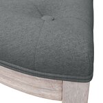 vidaXL Banc Gris foncé 110 5x45x49 cm Tissu
