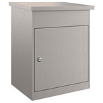 vidaXL Boîte de dépôt de colis Rouillé 44 x 35 x 59 cm