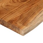 vidaXL Dessus de table 110x40x3 8 cm rectangulaire bois massif acacia