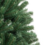 vidaXL Sapin de Noël artificiel à charnières avec support vert 210 cm