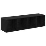 vidaXL Ensemble meuble TV 2 Pièces Chêne noir 37 x 37 x 142.5 cm