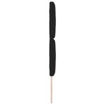 Tête de lit vidaXL design blocs en diamant noire 80 cm tissu
