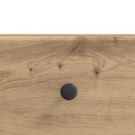 vidaXL Meuble TV Chêne artisanal 147 x 34 5 x 30 cm Bois d'ingénierie