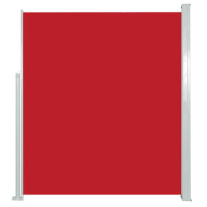 vidaXL Auvent latéral rétractable 140 x 300 cm Rouge