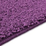 Tapis de bain U en forme de U Pourpre 50x50 cm Polypropylène Antidérapant
