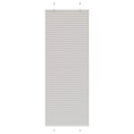 vidaXL Store plissé gris clair 70x200 cm largeur du tissu 69 4 cm