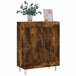 vidaXL Buffet chêne fumé 69 5x34x90 cm bois d'ingénierie