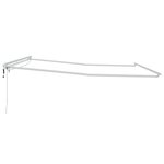 vidaXL Cadre d'auvent Blanc 400 × 350 cm Aluminium