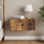 vidaXL Cabinet de chevet Bois ancien 49 x 34 5 x 20 cm