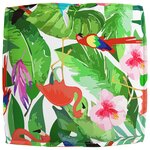 vidaXL Coussin de palette pour siège Jungle tropical 50x50x12 cm Tissu Oxford