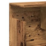 vidaXL Armoire murale 100x20x30 cm vieux bois bois d'ingénierie