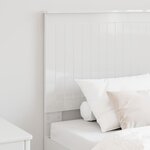 vidaXL Tête de lit Blanc Brillant 80 cm Bois d'ingénierie