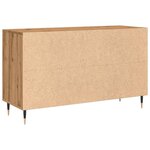 vidaXL Buffet chêne artisanal 100x36x60 cm bois d'ingénierie