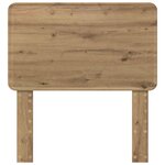 vidaXL Tête de lit Chêne artisanal 90 cm Bois d'ingénierie