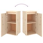 vidaXL Meubles TV 4 Pièces Bois massif de pin