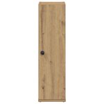 vidaXL Meuble de salle de bain avec porte-rouleau chêne artisanal