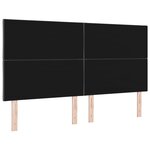 vidaXL Tête de lit avec des lumières à LED Réglable Gris 180 cm tissu