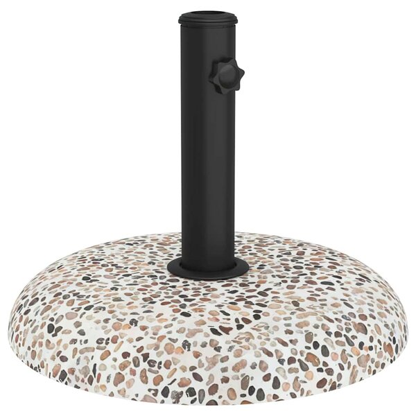 vidaXL Pied de parasol Multicolore et noir 45 x 45 x 40 cm