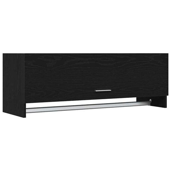 vidaXL Armoire Chêne noir 100 x 32 5 x 35 cm Bois d'ingénierie