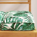 vidaXL Coussins de palette pour siège  2 pièces  motif de feuilles  40 x 40 x 8 cm  tissu Oxford.