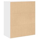 vidaXL Bibliothèque blanc 60x30x71 5 cm bois d'ingénierie