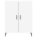 vidaXL Buffet haut Blanc 69 5x34x180 cm Bois d'ingénierie