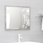vidaXL Ensemble de meubles de salle de bain 2 Pièces gris béton